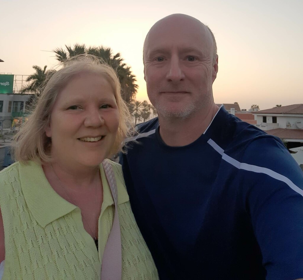 Joanne and her husband, Rob